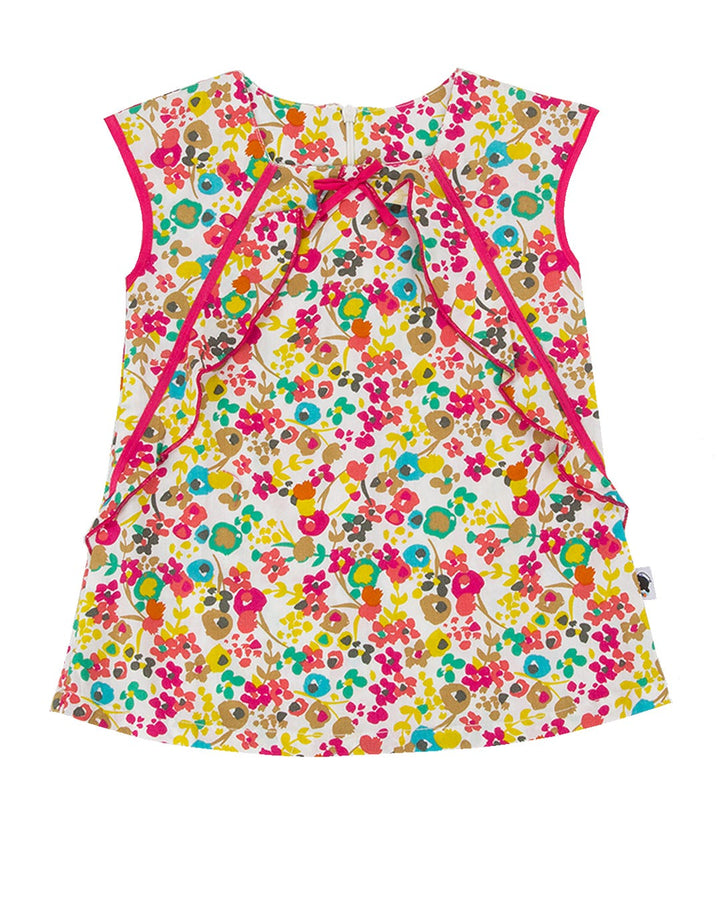 Pingu Club Dress Ribbon Floral Print