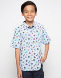 Pingu Club Kemeja Lengan Pendek Printing