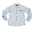 Pingu Kemeja Lengan Panjang Motif Binatang Laut 92100409.1D