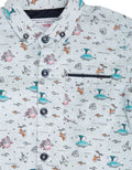 Pingu Kemeja Lengan Panjang Motif Binatang Laut 92100409.1D