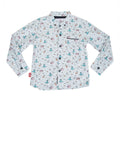 Pingu Kemeja Lengan Panjang Motif Binatang Laut 92100409.1D