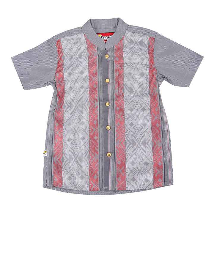 Pingu Kids Baju Koko Katun Printing Lengan Pendek