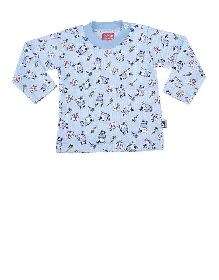Pingu Kids Kaos Baby Lengan panjang Motif Sapi