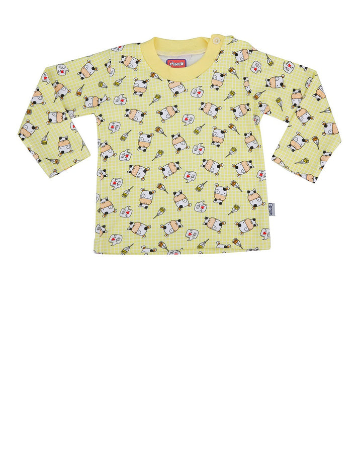 Pingu Kids Kaos Baby Lengan panjang Motif Sapi