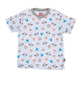 Pingu T-Shirt Baby Lengan Pendek Motif Kepala Binatang