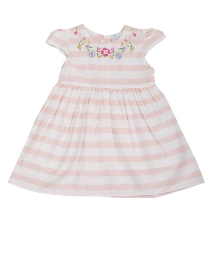 Pipiniko Midi Dress Slaur Bordir Bunga Anak Perempuan
