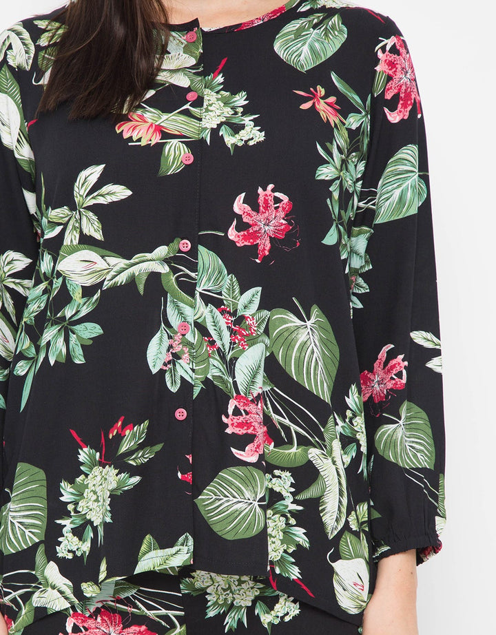 LS PYJAMA PANTS LEAF