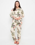 LS PYJAMA PANTS LEAF