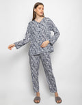 LS STRIPE LEA PAJAMA