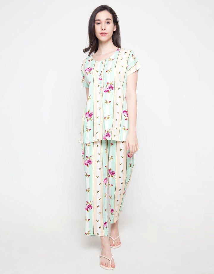 PIYAMA SS BLOCK ROSE