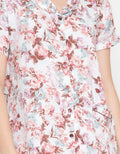 SS PAJAMA BROWN FLOWER