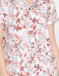 SS PAJAMA BROWN FLOWER