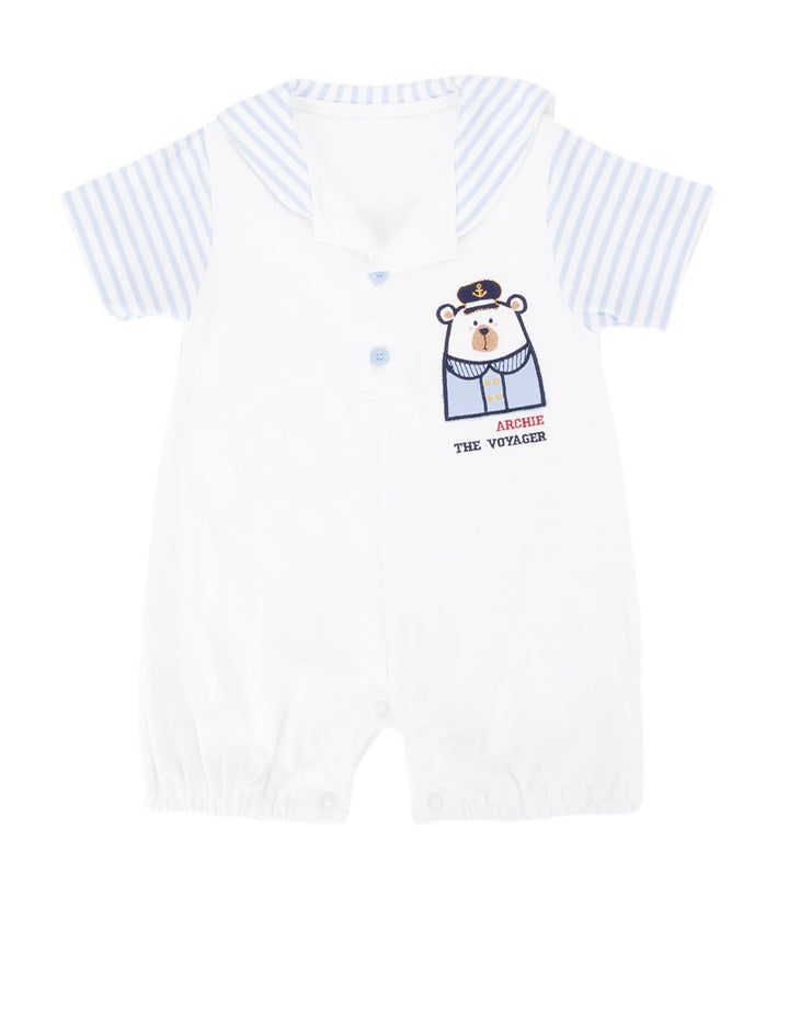 Banana Kidz Archie Striped Baby Short Jumper
