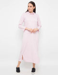 Free &amp; Free Yang Overall Hoodie Pink Fk834299