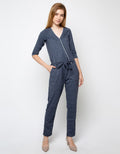 Lois Girl Jumpsuit Stripe Print