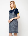 Lois Girl Overall Plaid Print