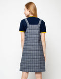 Lois Girl Overall Plaid Print