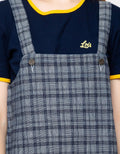 Lois Girl Overall Plaid Print