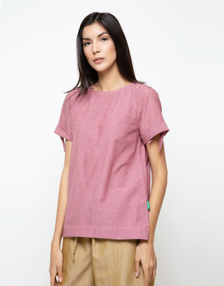 Point One Blouse Lengan Pendek