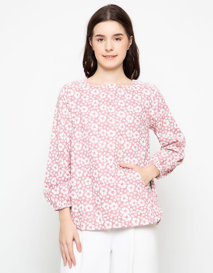 Point One Frida Floral Blouse