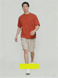 Suko Oversized Pocket Cool Touch Round Collar Men's Short Sleeve T-Shirt