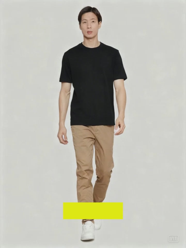 Nevada Basic Tee Cotton Combed 24S Kaos Lengan Pendek Pria