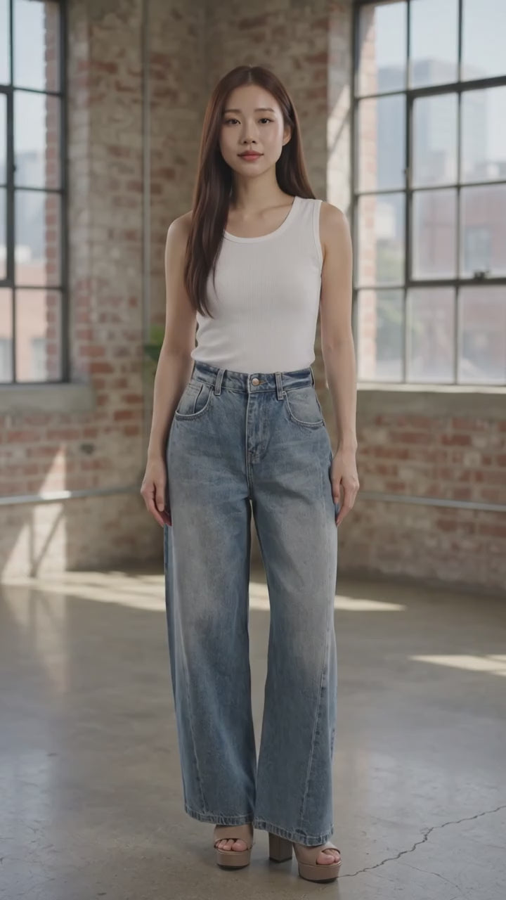 Nevada Super Barrel Celana Jeans Wanita