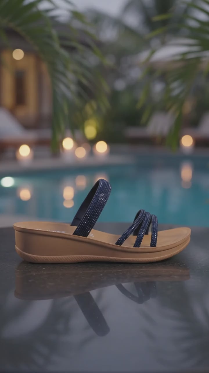 St. Yves Sandal Slip On WQB04 Wanita