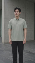 Suko Pattern Sports Shirt Lengan Pendek Kaos Polo Pria