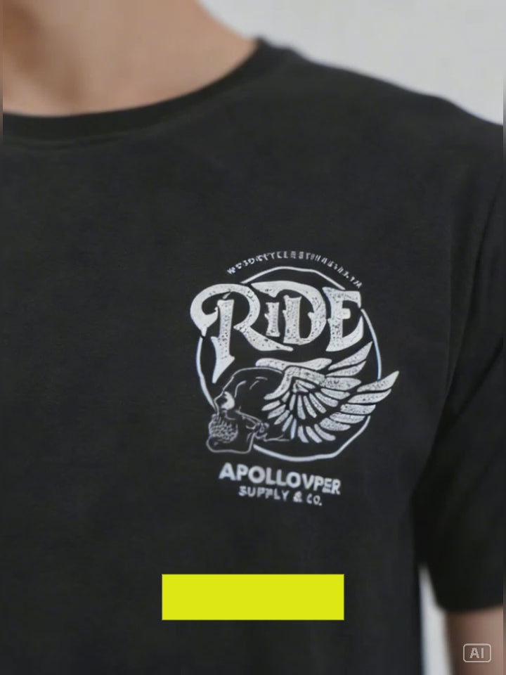MxM Printed Ride Kaos Pria