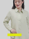 MxM Nevada Kemeja Solid Lengan Panjang Wanita