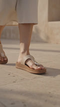 St. Yves Buckle Sandal Flip Flops FQ9 Wanita
