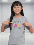 MxM Little M Print Girl Always Kaos Anak Perempuan