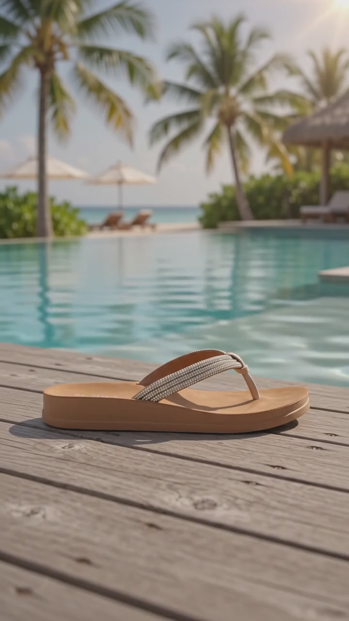 St. Yves Sandal Flip Flops FQB100 Wanita