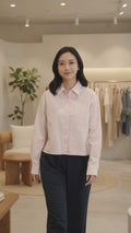Suko Oxford Boxy Kemeja Wanita