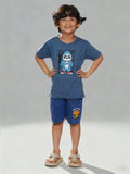 MxM Little M Boy Print Panda Hoodie Kaos Anak Laki-laki