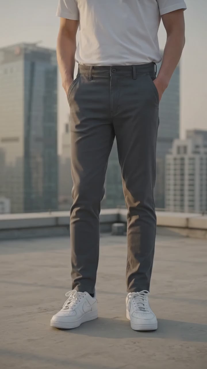 Nevada Woven Slim Fit Celana Chinos Pria