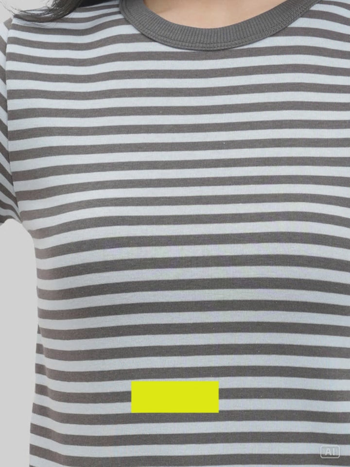 MxM Connexion Regular Strip Kaos Wanita