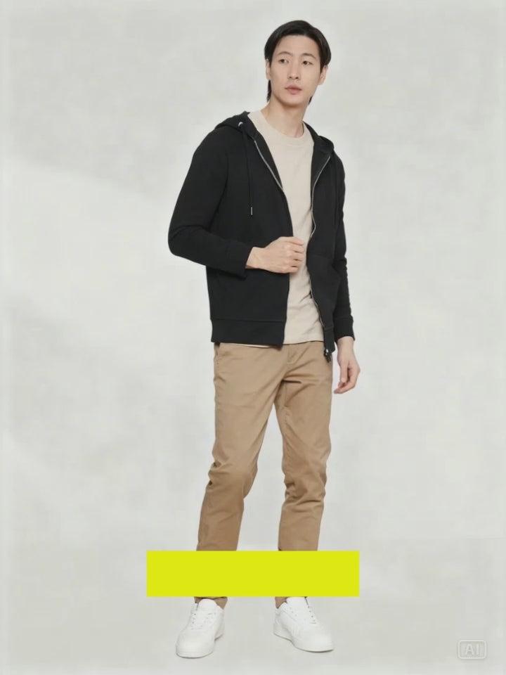 Nevada French Terry Jaket Hoodie Pria