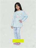 Character Ruffle Cinnamoroll Print Setelan Piyama Anak Perempuan