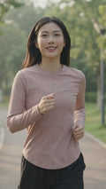 Suko Sports Kerah Bulat Kaos Wanita