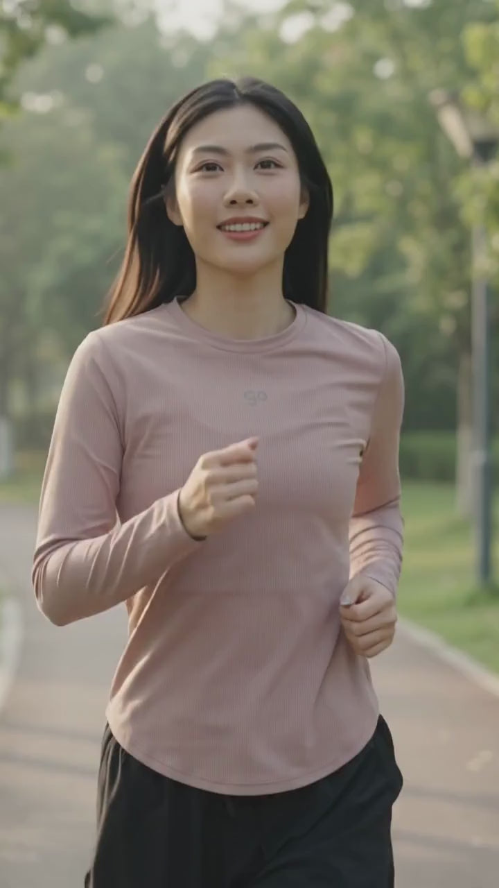 Suko Sports Kerah Bulat Kaos Wanita