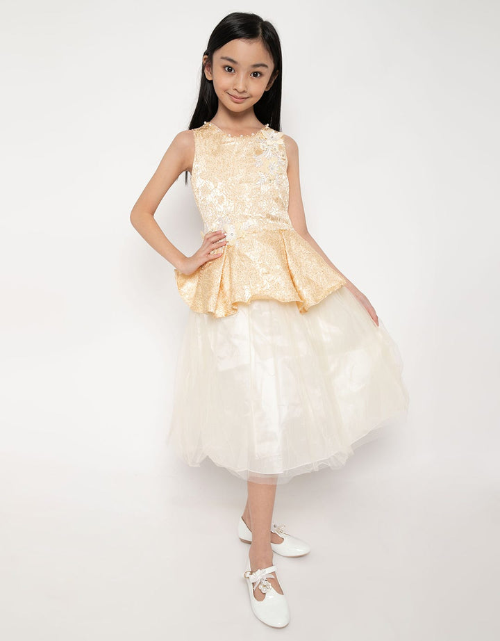 Princessa Flami Dress Aksen Bordir Floral