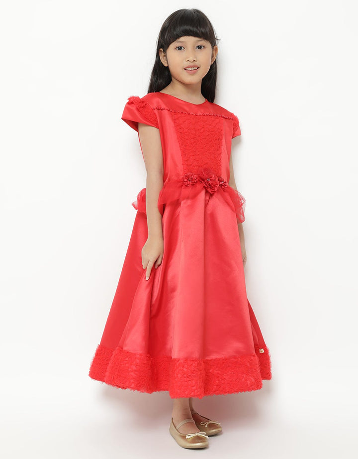 Princessa Flami Dress Detail Bordir & Aplikasi