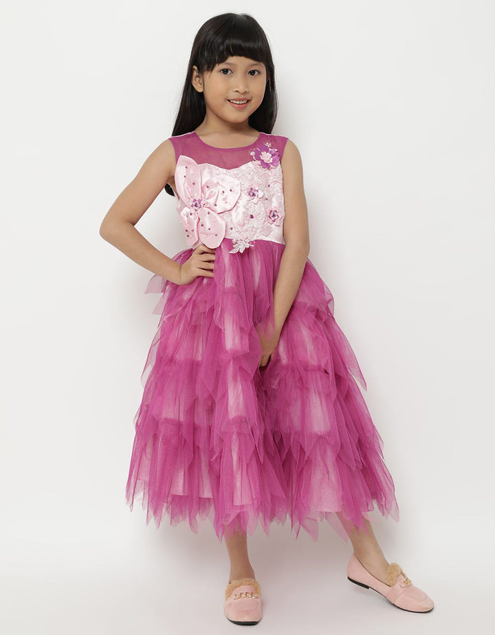 Princessa Flami Dress Detail Floral Application