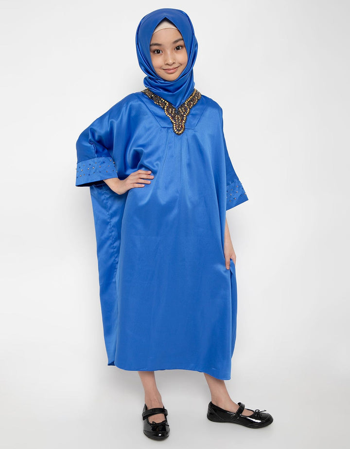 Princessa Flami Muslim Dress Details Beads Collar
