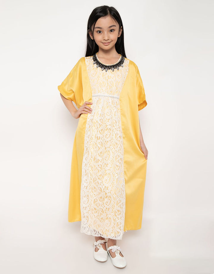 Princessa Flami Dress Muslim Detail Necklace Collar