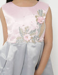 Princessa Flami Dress Sleeveless Detail Aplikasi Floral