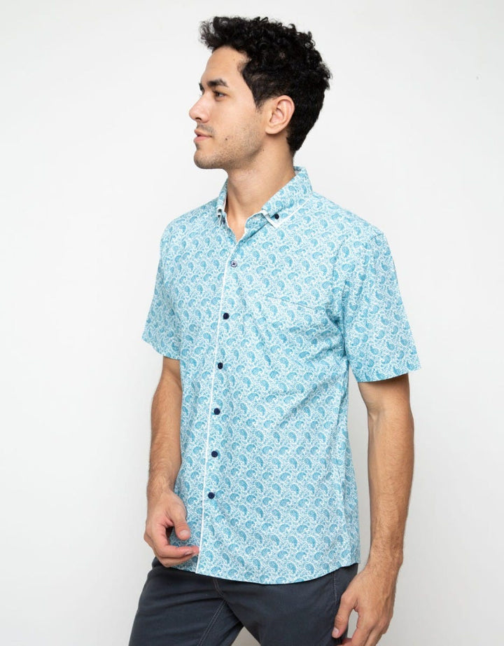 Red Cliff Casual Full Print Shirt