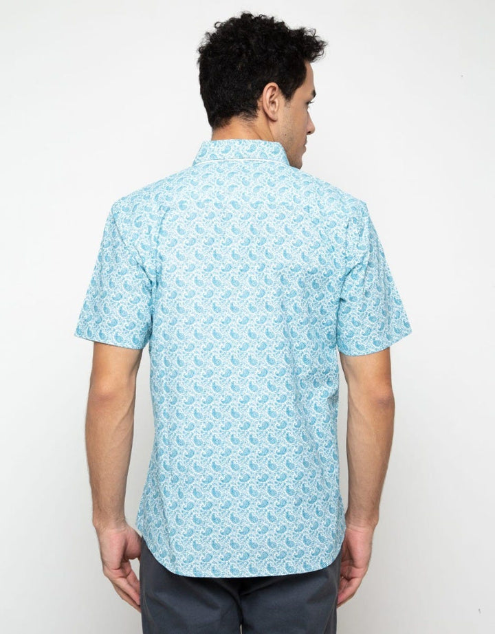 Red Cliff Casual Full Print Shirt